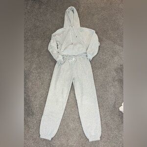 Abercrombie & Fitch Light Gray Lounge Sweatsuit Set